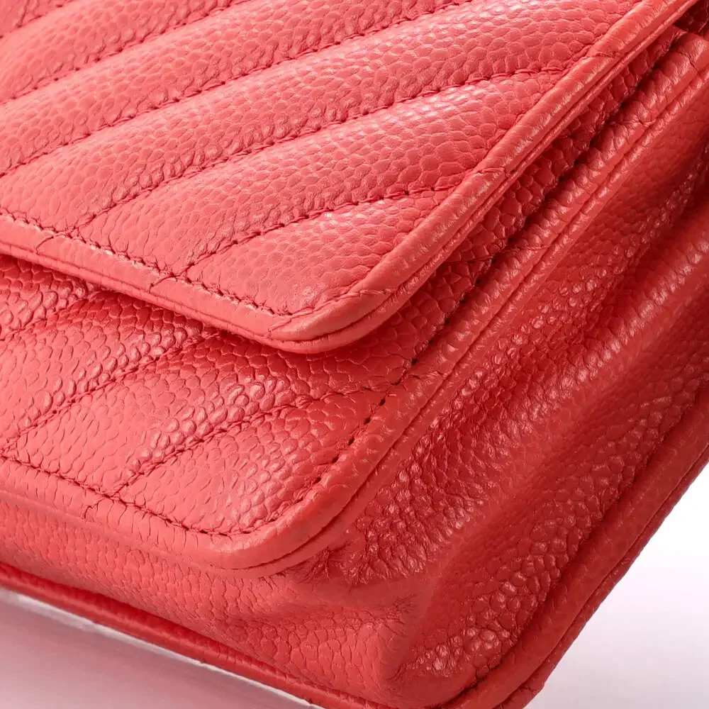 Chanel Wallet On Chain Chevron Caviar #205052C27B - Picture 6 of 7